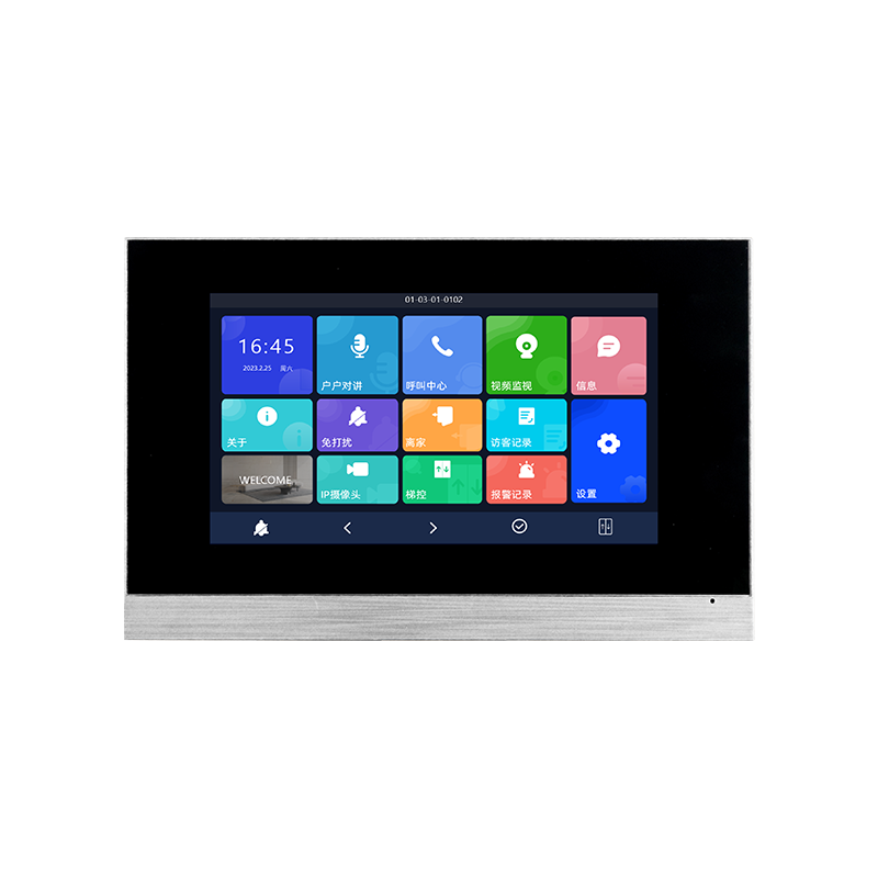 阿壩7寸觸屏數(shù)字室內(nèi)分機(jī) 型號